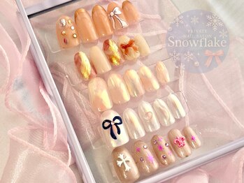 スノーフレーク(Snowflake)/定額デザイン☆選べる50種以上