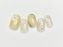 ユノ フィオーレ(Juno fiore)/一輪花ネイル