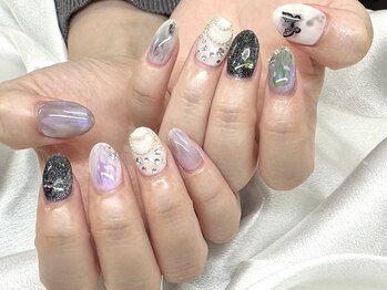 推し概念ネイル