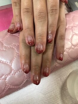 ネイルサロン パピリオ(Nail Salon papilio)/ラメグラデーションネイル☆