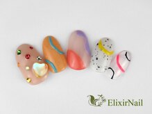 エリクサーネイル 神田(Elixir Nail)/やり放題/クーポン使用