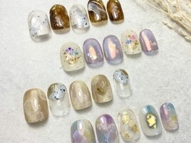 カラフルニュアンスNail