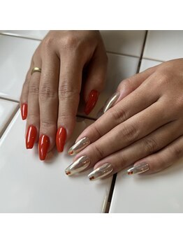 トライアンフ(TriumpH)/orange nail