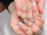 【深爪,ロング希望の方はコチラ】アクリルスカルプ長さ出し/オフ無¥9300