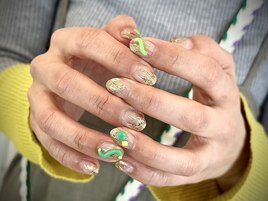 韓国個性派ニュアンスネイル☆