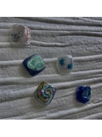 【FOOT】親指アート【定額】