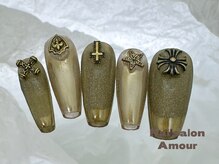 アムールユシマテン 上野湯島店(Amour)/キラキラ秋のネイルコース¥7980
