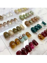 ビーズ バイブレス イオン山形北店(B's by.BLESS)/秋のおすすめシンプルアート10種