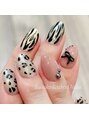 ネイラックス(Nailax) アニマル柄×リボンで大人可愛い個性派ネイル