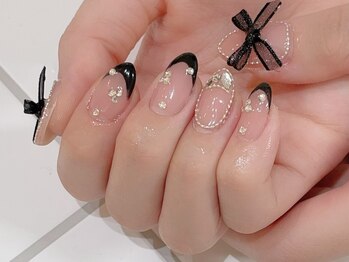nail salon vanillaの写真/デートや合コンで褒められる指先へ。韓国&ガーリーな「自分史上1番可愛い」を更新するモテ可愛ネイル♪