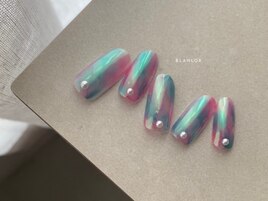 ピンク×ブルー