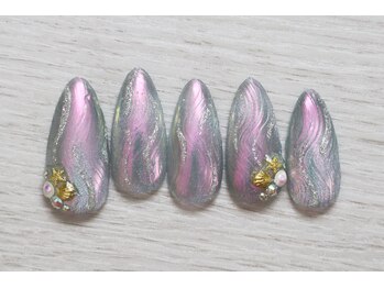 ミラー・オーロラネイル