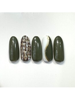 スタジオ1108(Studio1108)/ツイードネイル　パラジェル