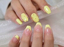 ネイルサロン プルミエール(Premiere)/イエローフレンチ