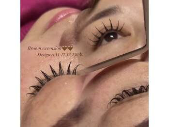ジュベアイラッシュ(juve. eyelash)/Brown extension♪