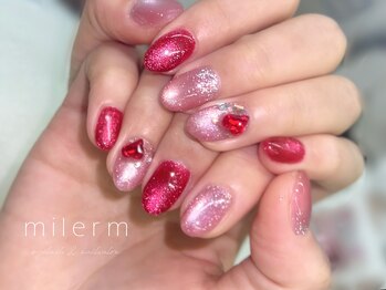 ミレーム(milerm)/ピンクハートマグネット