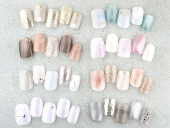 マハロネイルサロン 横浜店(mahalo)の写真/デザインが豊富なここがオススメ!ロングだけではなく、ショートを希望するお客さまも大歓迎◎