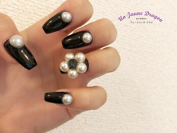 アン ジョーヌドラゴ/【自爪ネイル】ブラックパール