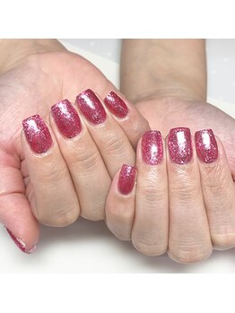 アイリッシュネイル 久屋大通店(Irish Nail)/ピンクラメワンカラー