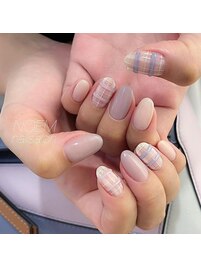 ぷくぷくチェック柄