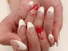 ハートフレンチnail