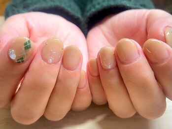 アミュリー ネイル アトリエ(Amury nail atelier)/チェック オフィス 大人 上品