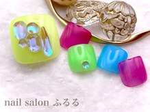 ネイルサロン ふるる 大須店/フットミディアム#654