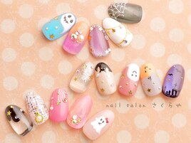 大人可愛い☆ハロウィンネイル