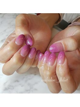 ネイルサロン ジュリエット(Nailsalon Juliet)/ワンカラーグラデーション