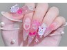 【再来限定★人気No.1】長さだし10本×たっぷりつけ放題￥12200　上品パーツ