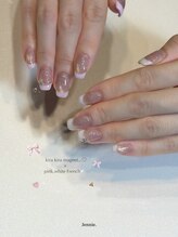 kiramag×pink,white french.