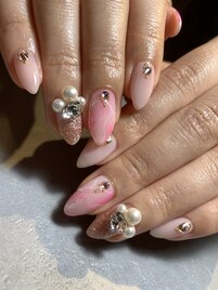 ～大理石アートネイル～