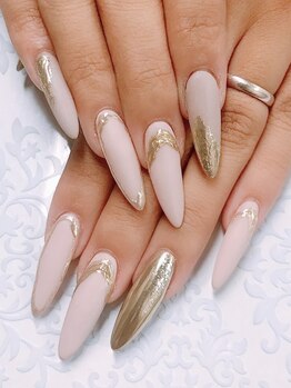 Pink beige × Mirror art