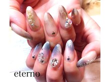 エテル(eterno)/キラキラストーンアシンメトリー