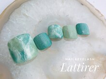 ラティレ 銀座(Lattirer)/グリーン大理石フットネイル
