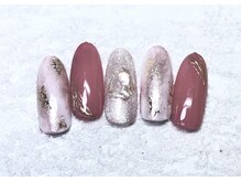 ローズクォーツ(Rose Quartz)/定額Bアートコース ¥7,700