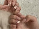 シンプル2本アートネイル