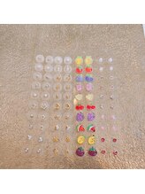 アイラッシュマルヴァ(Eye Lash Malva)/耳つぼジュエリー☆パーツ