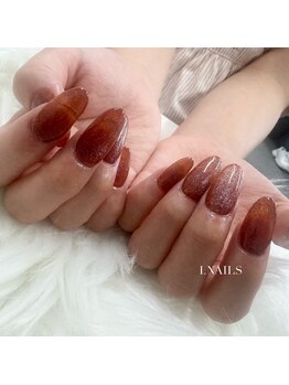 マグネットネイル/秋ネイル