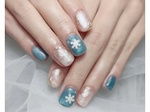 コンサート(Concert)/New!雪の結晶の冬ネイル