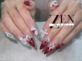 ゼン ネイル デザイン 池袋(ZEN NAIL DESIGN)/* 長 さだしやり放題×つけ放題