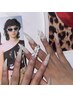 《HAND》【10本長さ出し】極上フォルム♪ワンカラーorラメグラ
