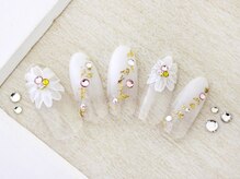 ネイルサロンフォーユー(for u)/シフォンフラワー￥6980