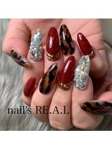 ネイルズリアル 倉敷(nail's RE.A.L)/レオパード