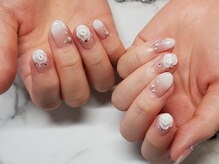 ネイルサロンブラン(nail salon BLANC)/グラデーションブライダルネイル