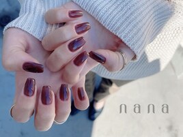 ボルドー ワンカラー