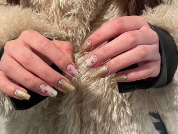 シェリーラメール 原宿店(cherie la mer)/ゴールドネイル