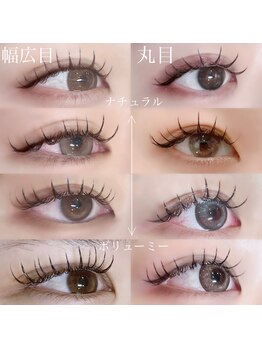 リル 丸の内店(Rill)/マツエクボリューム比較