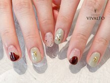 ワールド ビューティ ヴィヴァルト 宝塚店(WORLD BEAUTY VIVALTO)/秋ネイル/パラジェル