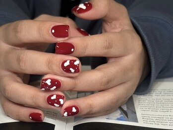 アース コアフュールボーテ 松本庄内店(EARTH coiffure beaute)/ハート手描きネイル